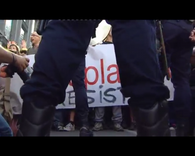 Indignados ante el Congreso, 8 de Junio en Madrid